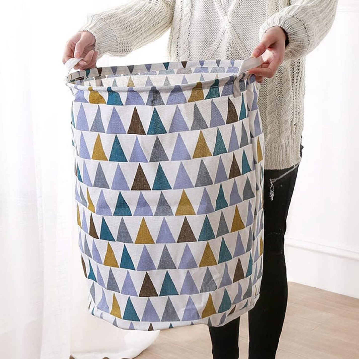 Cesta Canasto De Tela Plegable Organizador Para Ropa Sucia