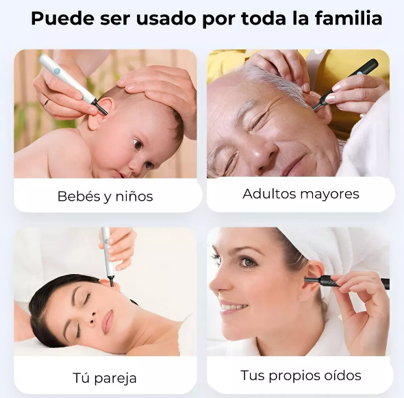 LIMPIADOR DE OIDOS CON CAMARA RECARGABLE