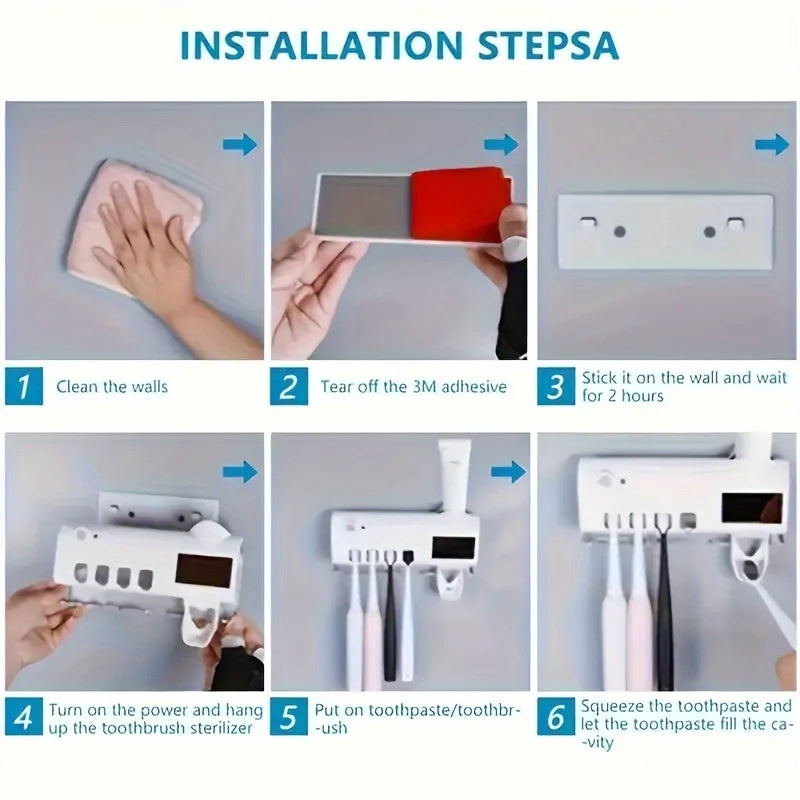 Soporte Cepillos Dispensador Crema
