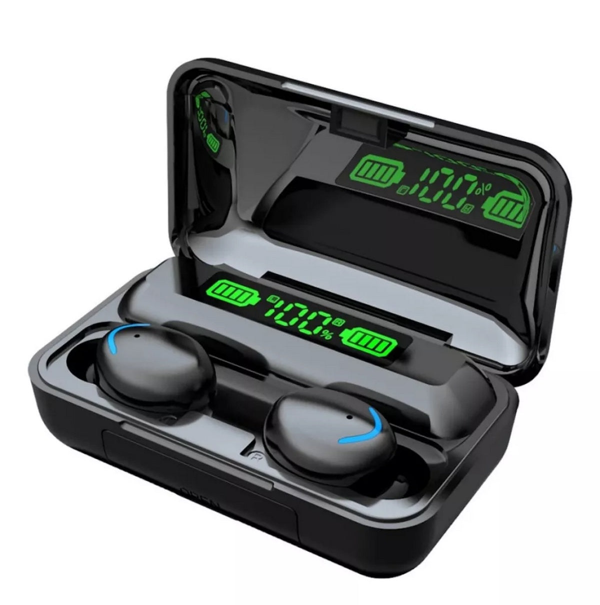 Audífonos Bluetooth Touch + Caja De Carga + Power Bank