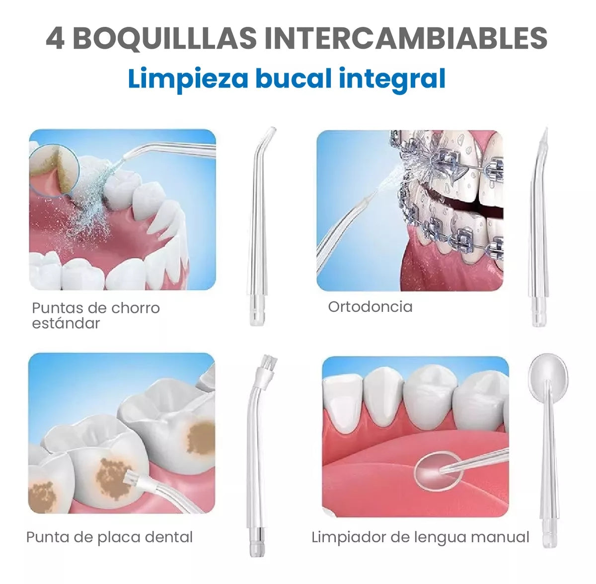 Irrigador Bucal Recargable