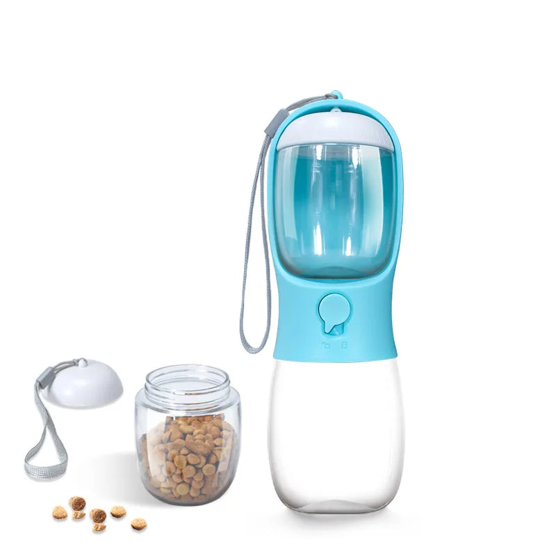 Dispensador portátil para Mascotas de Agua y Comida
