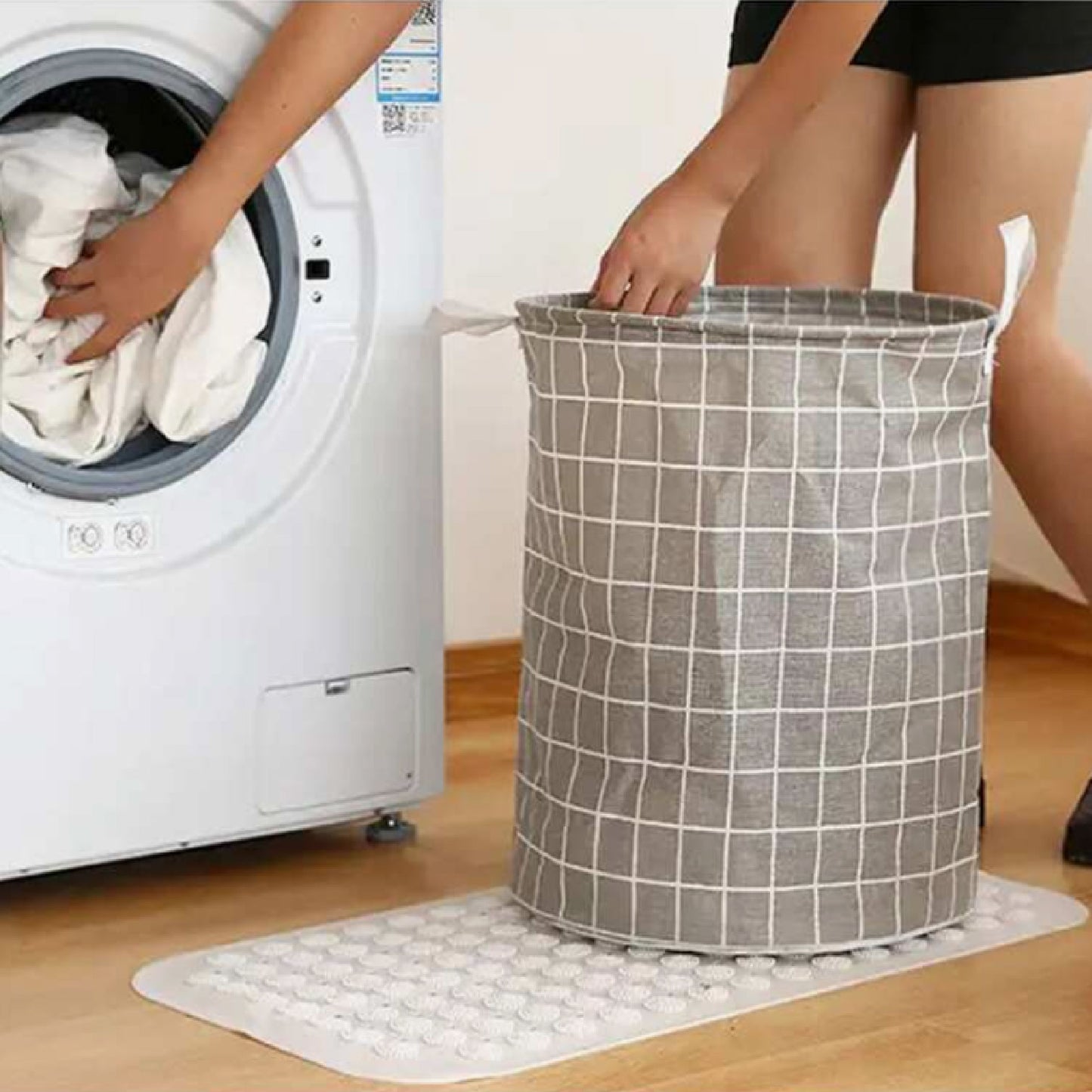 Cesta Canasto De Tela Plegable Organizador Para Ropa Sucia