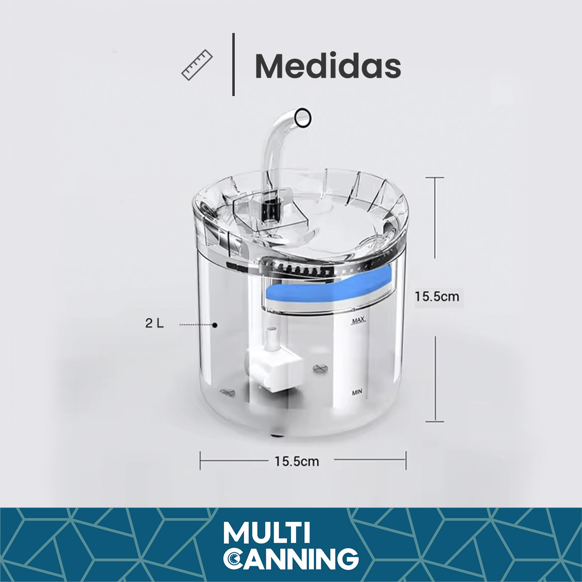 Bebedero De Agua Automatico Para Mascotas