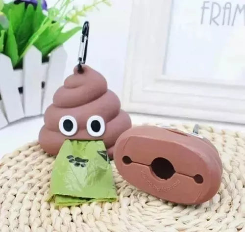 Dispensador De Bolsas Para Popo De Mascotas Emoji