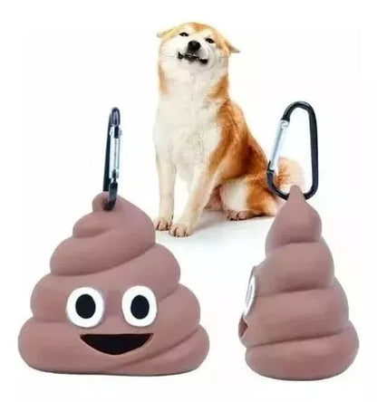 Dispensador De Bolsas Para Popo De Mascotas Emoji
