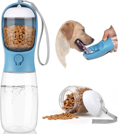 Dispensador portátil para Mascotas de Agua y Comida